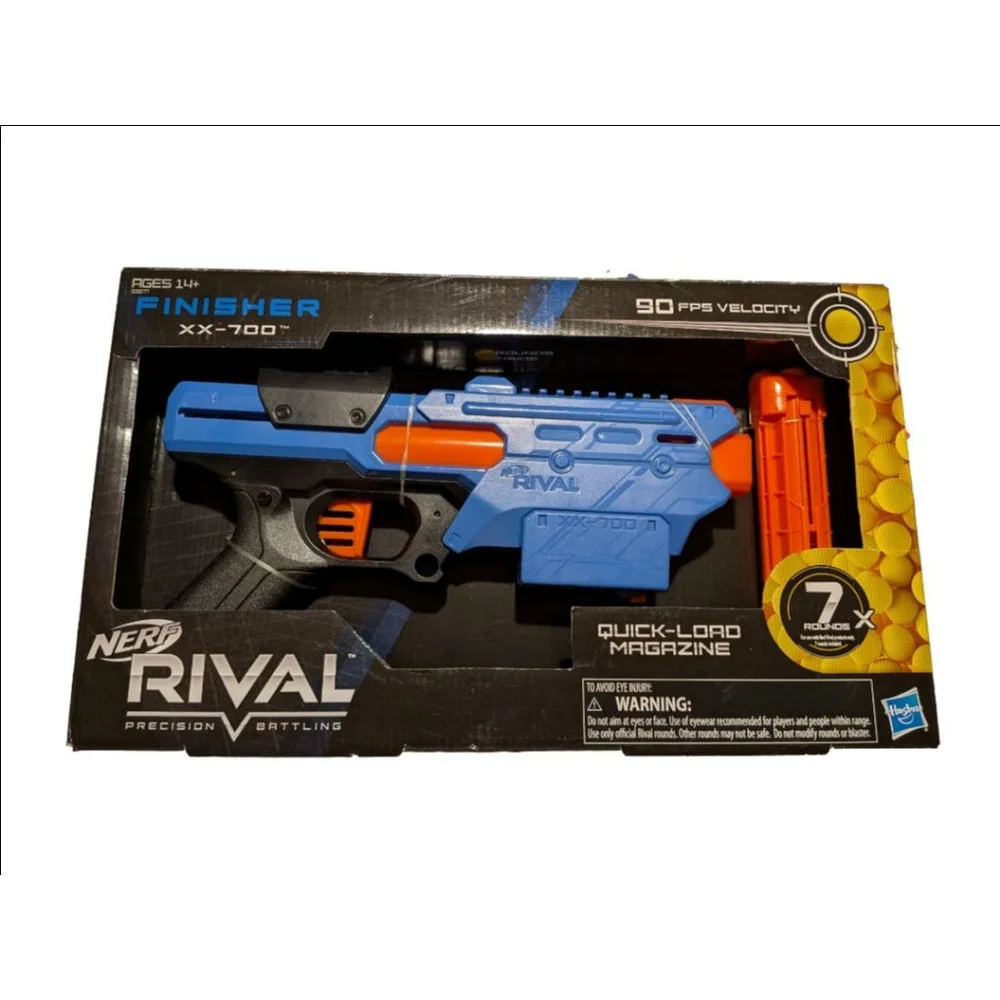 Boys Nerf Finisher XX-700 Action Figure Playset Blue Orange One Size 14+